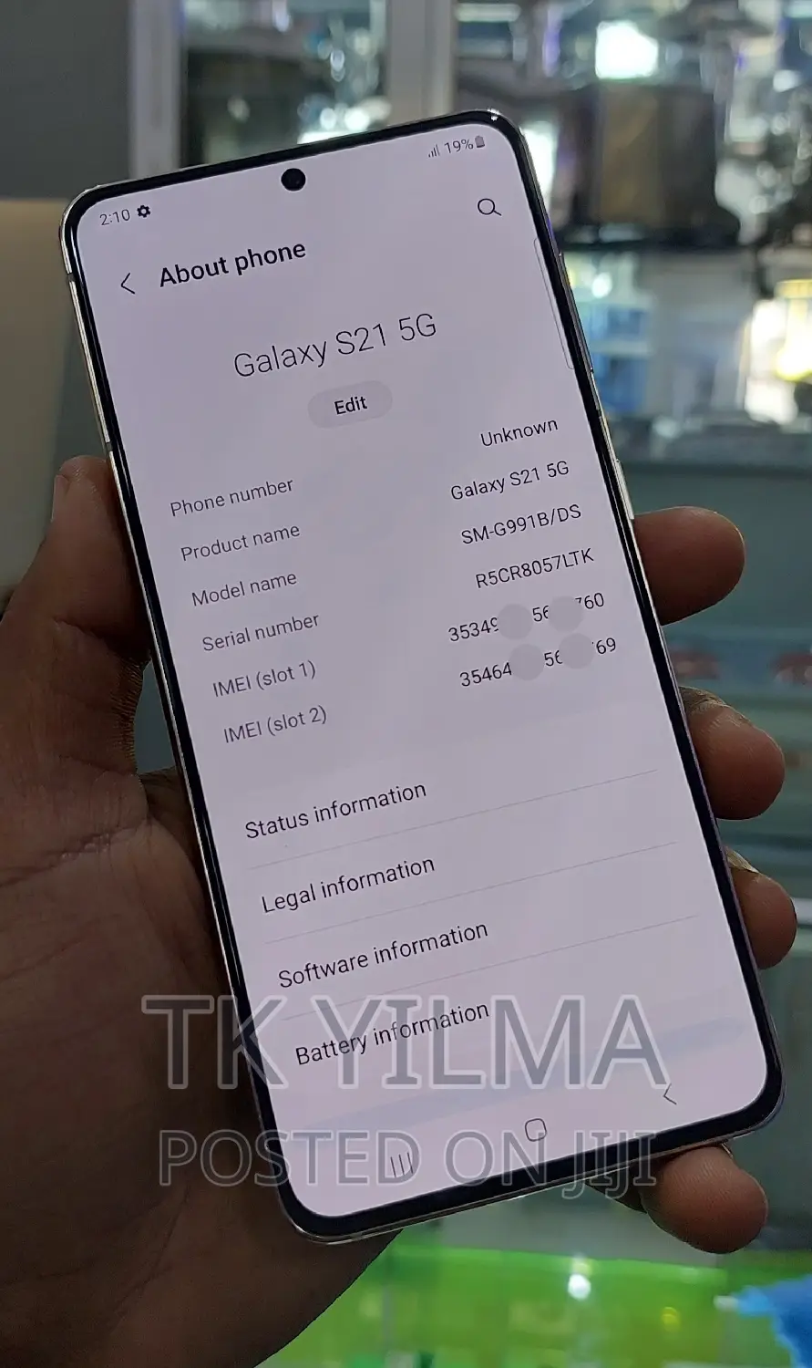 New Samsung Galaxy S21 5G 256 GB