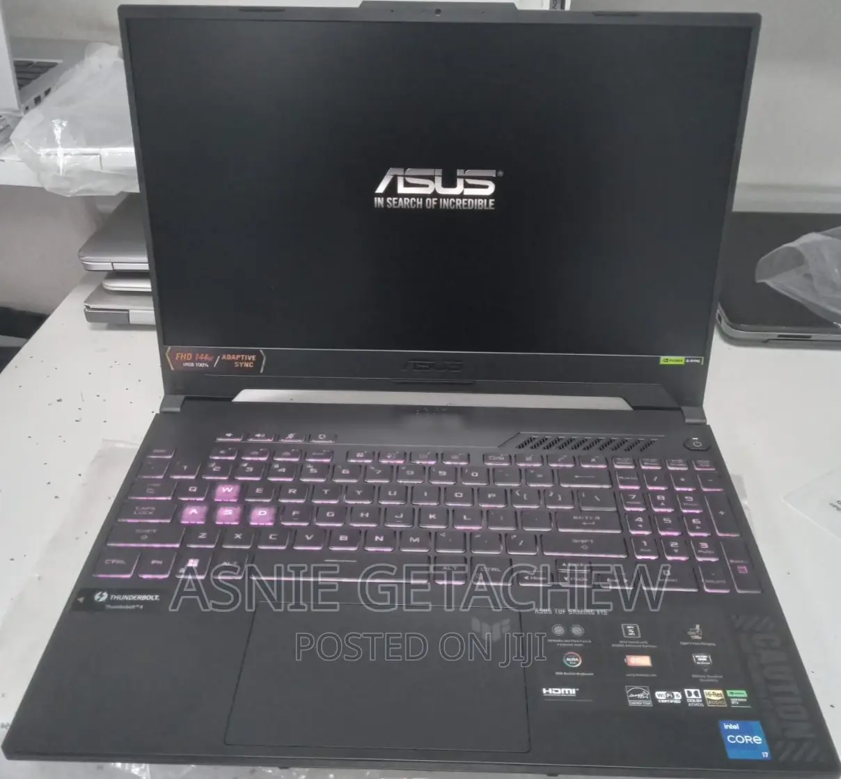New Laptop Asus TUF Dash F15 16GB Intel Core I7 SSD 1T