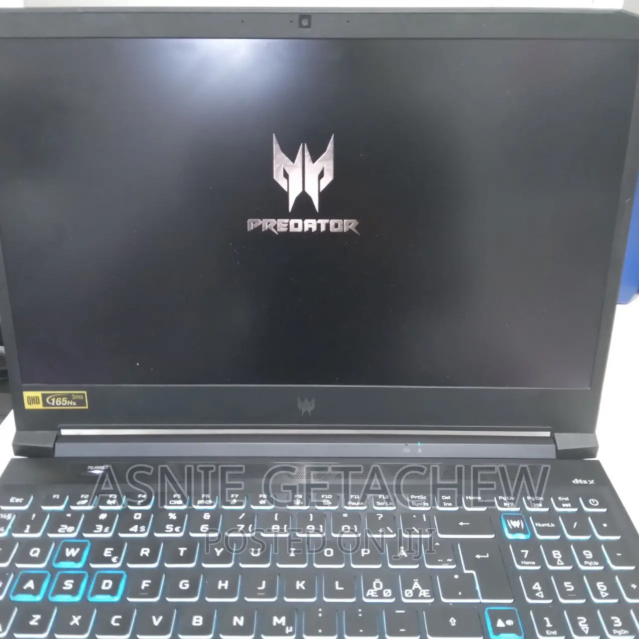 New Laptop Acer Predator Helios 300 32GB Intel Core I7 SSD 1T