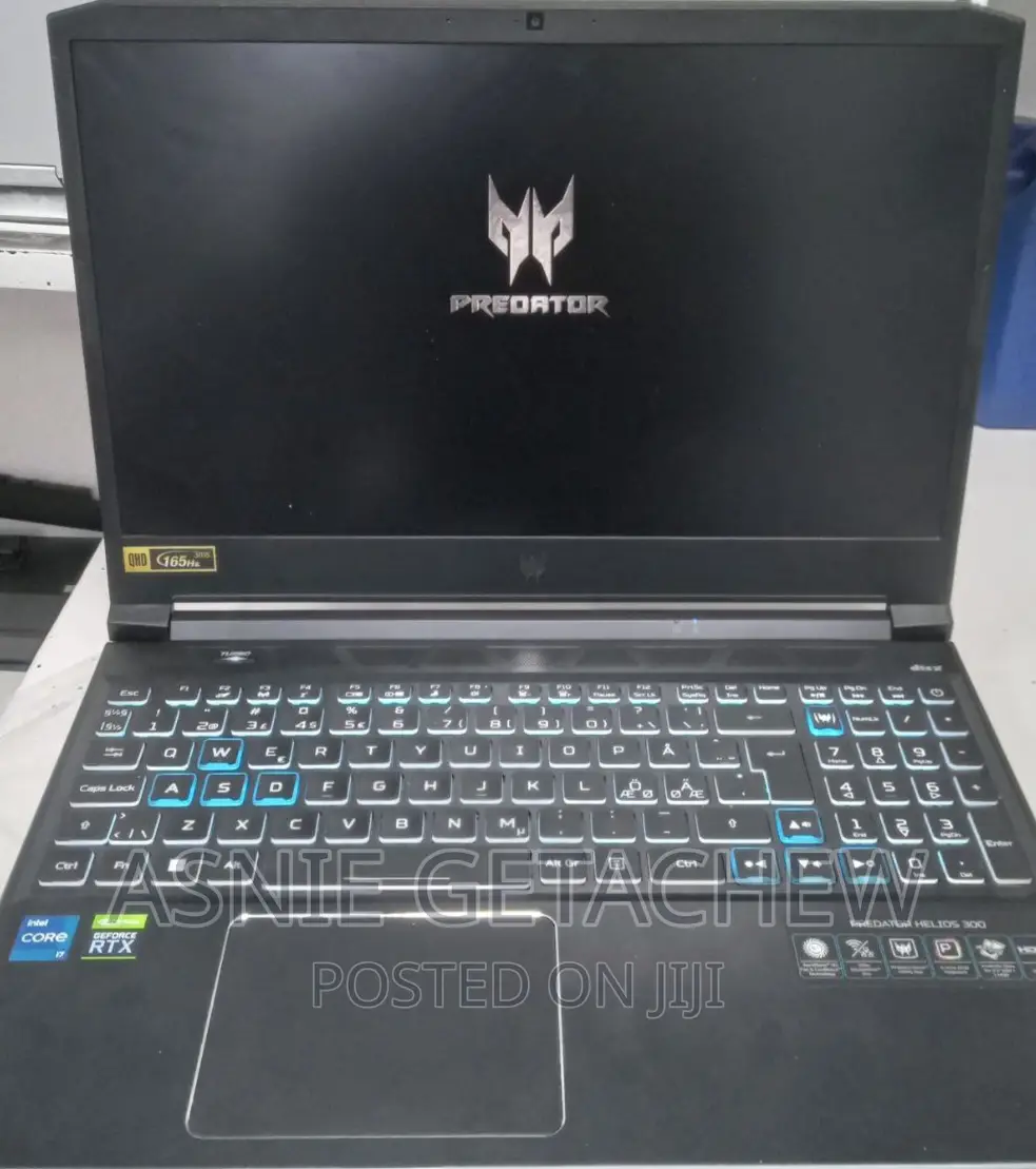 New Laptop Acer Predator Helios 300 32GB Intel Core I7 SSD 1T