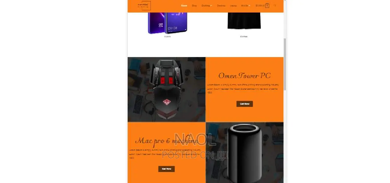 Ecommerce Website