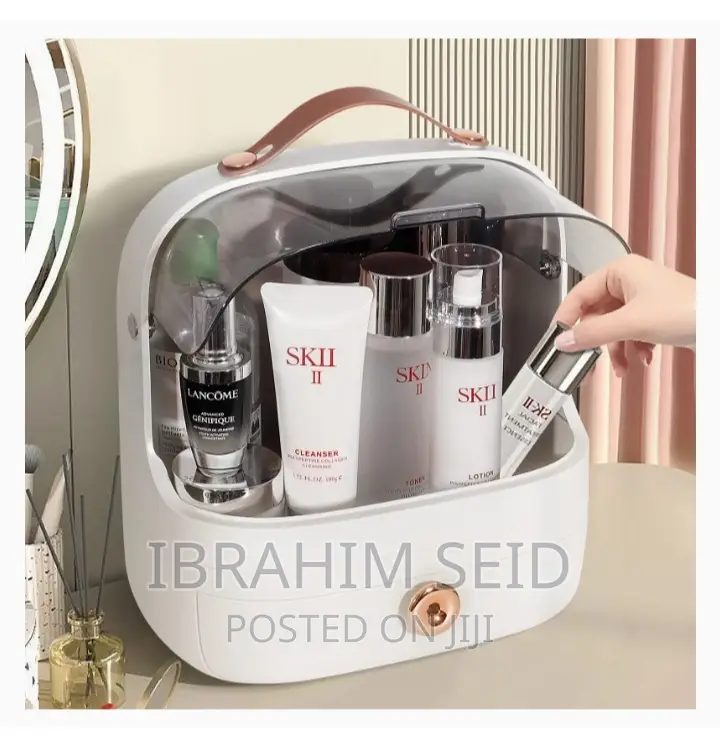 White Makeup Storage Box