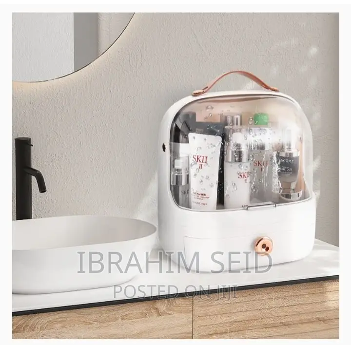 White Makeup Storage Box