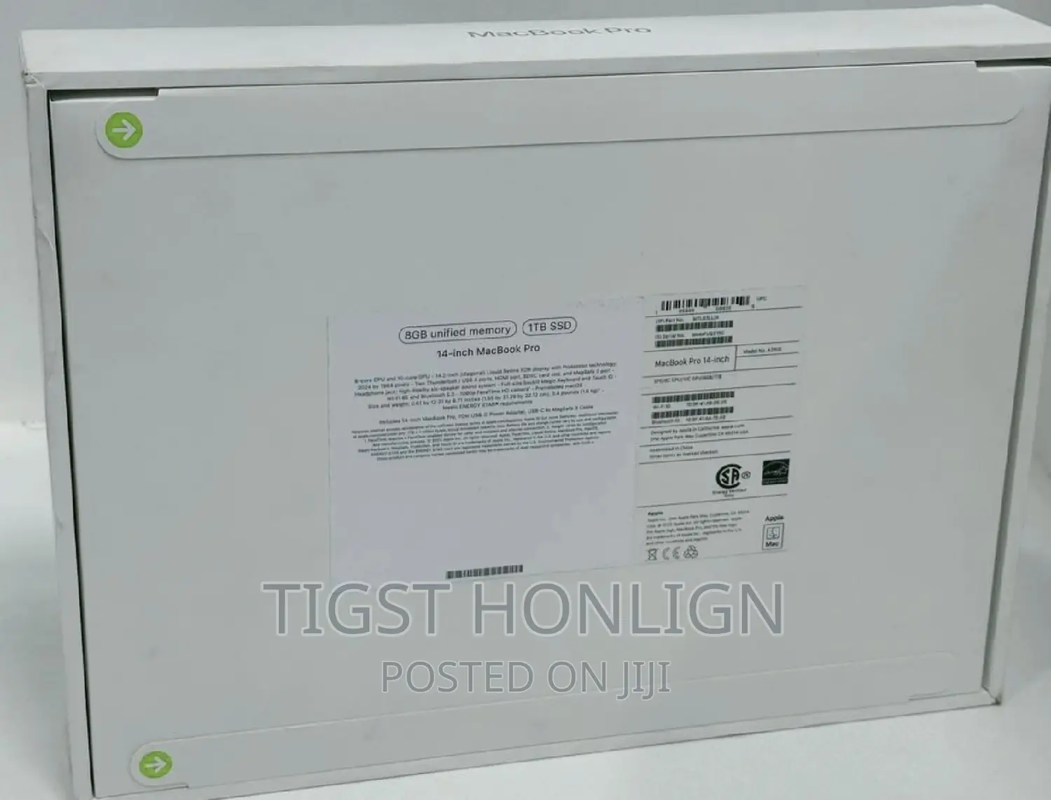 New Laptop Apple MacBook 8GB Apple M3 SSD 1T