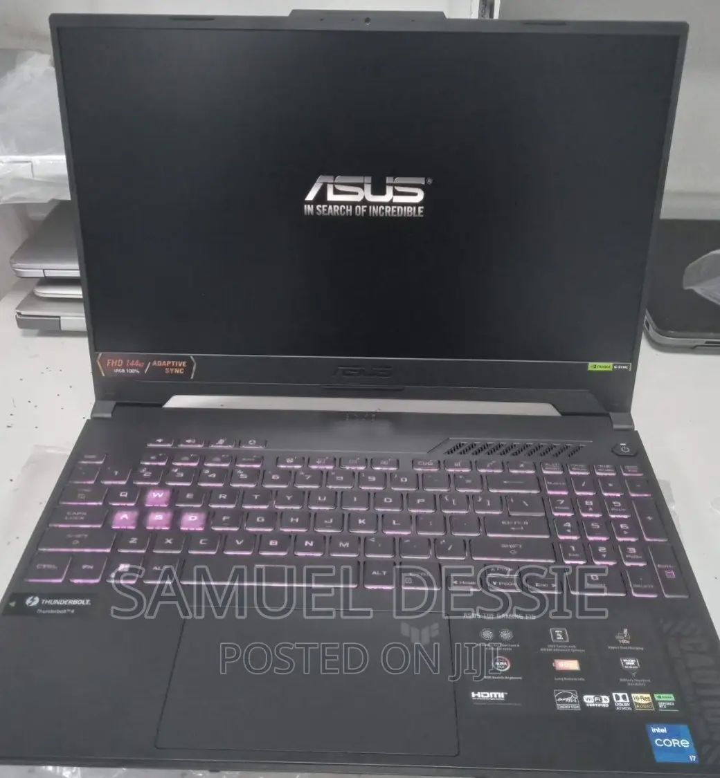 New Laptop Asus TUF Dash F15 16GB Intel Core I7 SSD 1T
