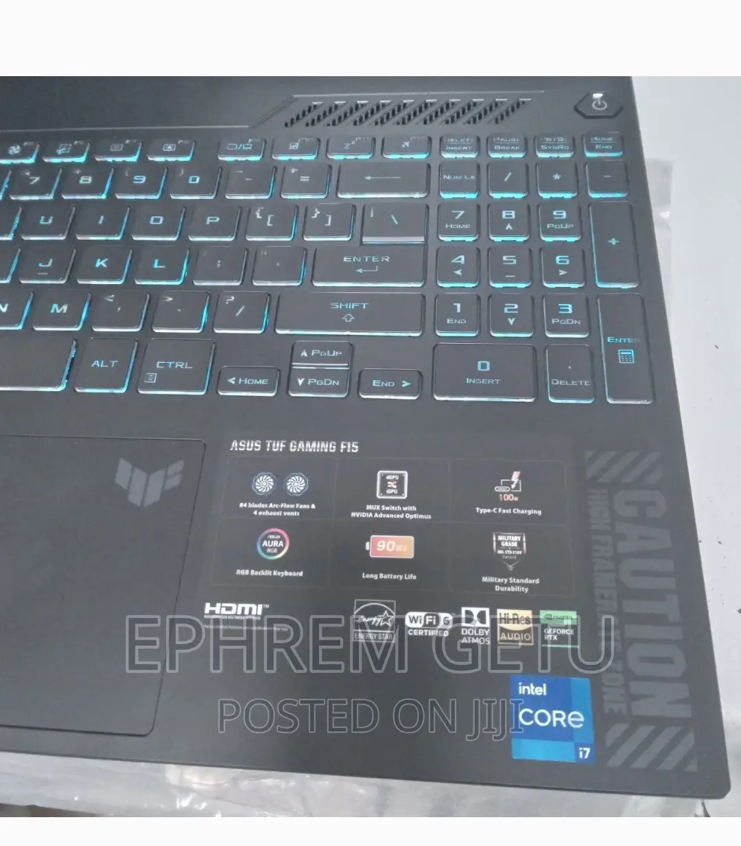New Laptop Asus TUF Gaming A15 16GB Intel Core I7 SSD 1T