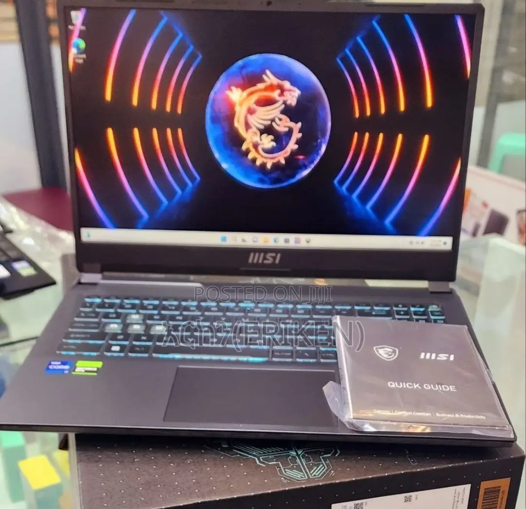 New Laptop MSI 8GB Intel Core i7 SSD 512GB