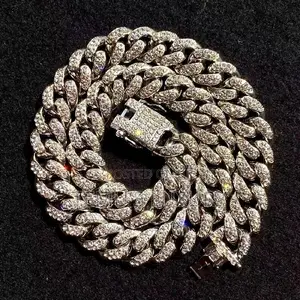 Photo - Fashion Hip Hop Jewelry Iced Out Cuban Link Chain Necklace