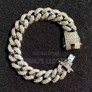 Fashion Hip Hop Jewelry Iced Out Cuban Link Chain Necklace