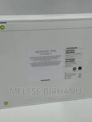 New Laptop Apple MacBook Pro 2023 M3 14-Inch 8GB Intel Core I7 SSD 1T