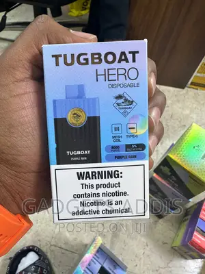 Photo - 8000 Puff Tugboat Hero Disposable Vape