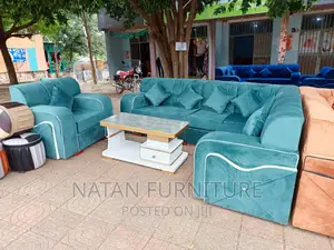 L-Shape Corner Sofa Made of Wooden Material Withe a Good Qua