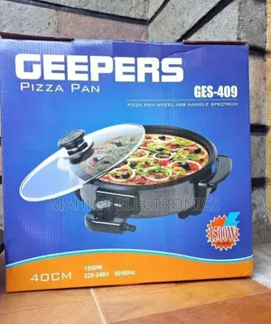 Geepers Pizza Pan የፒዛ መጋገሪያ