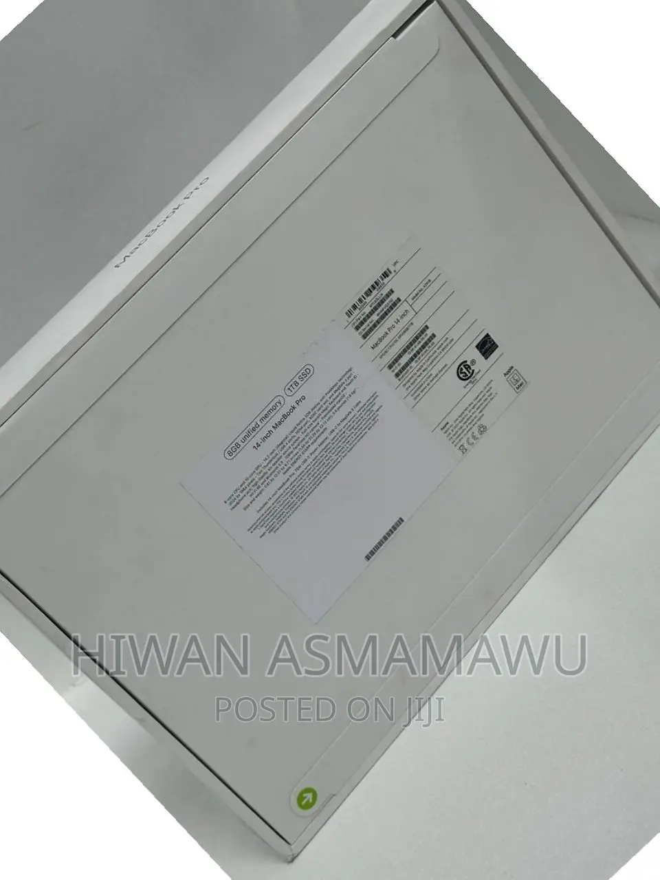 New Laptop Apple MacBook Pro 2023 M3 14-Inch 8GB Apple M3 SSD 1T