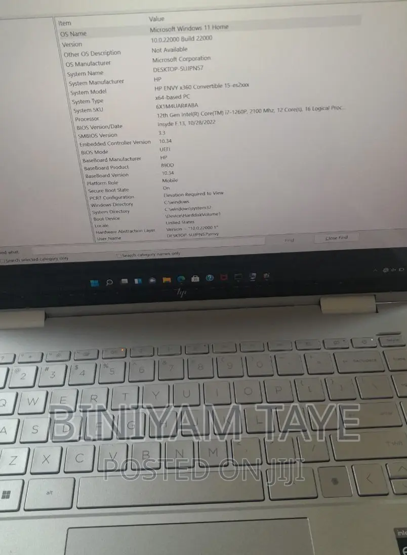 New Laptop HP Envy X360 16GB Intel Core I7 SSD 1T