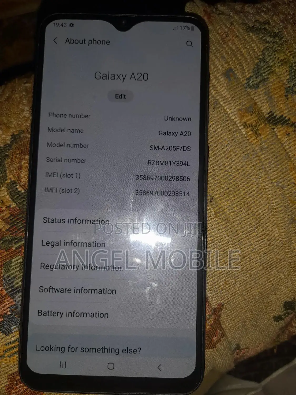 Samsung Galaxy A20 32 GB Blue