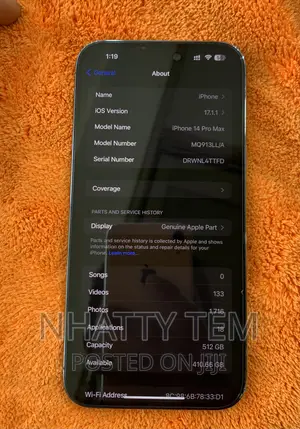 Apple iPhone 14 Pro Max 512 GB Purple