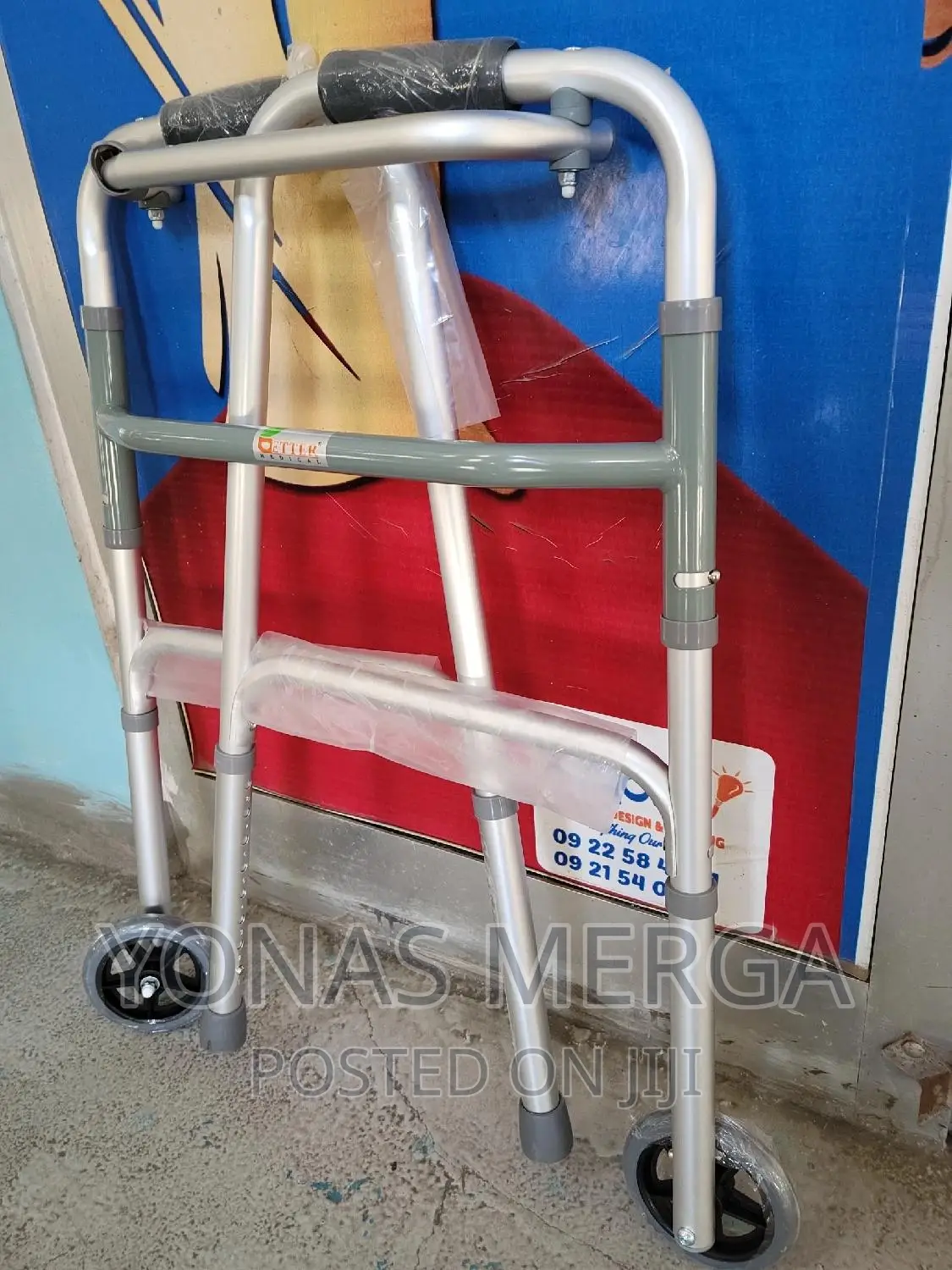Aluminum Walker_height Adjustment Walker_መራመጃ_በትንሽ ኢፈርት