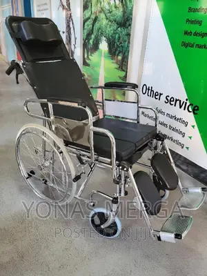 Multi_use Toilet Wheelchair|Bed Use Wheelchair|በምቾቶ:ልክ:አጀስት
