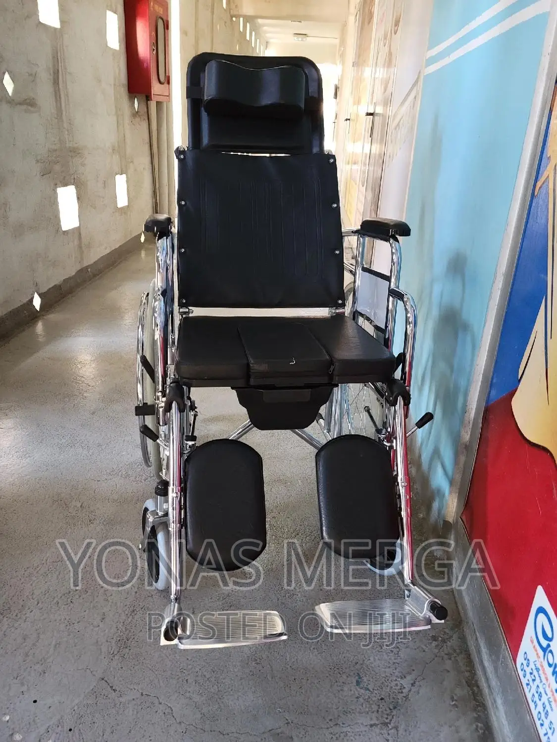 Multifunctional Disabled Wheelchair_አስታማሚ እርፍ:ሚያስብል_