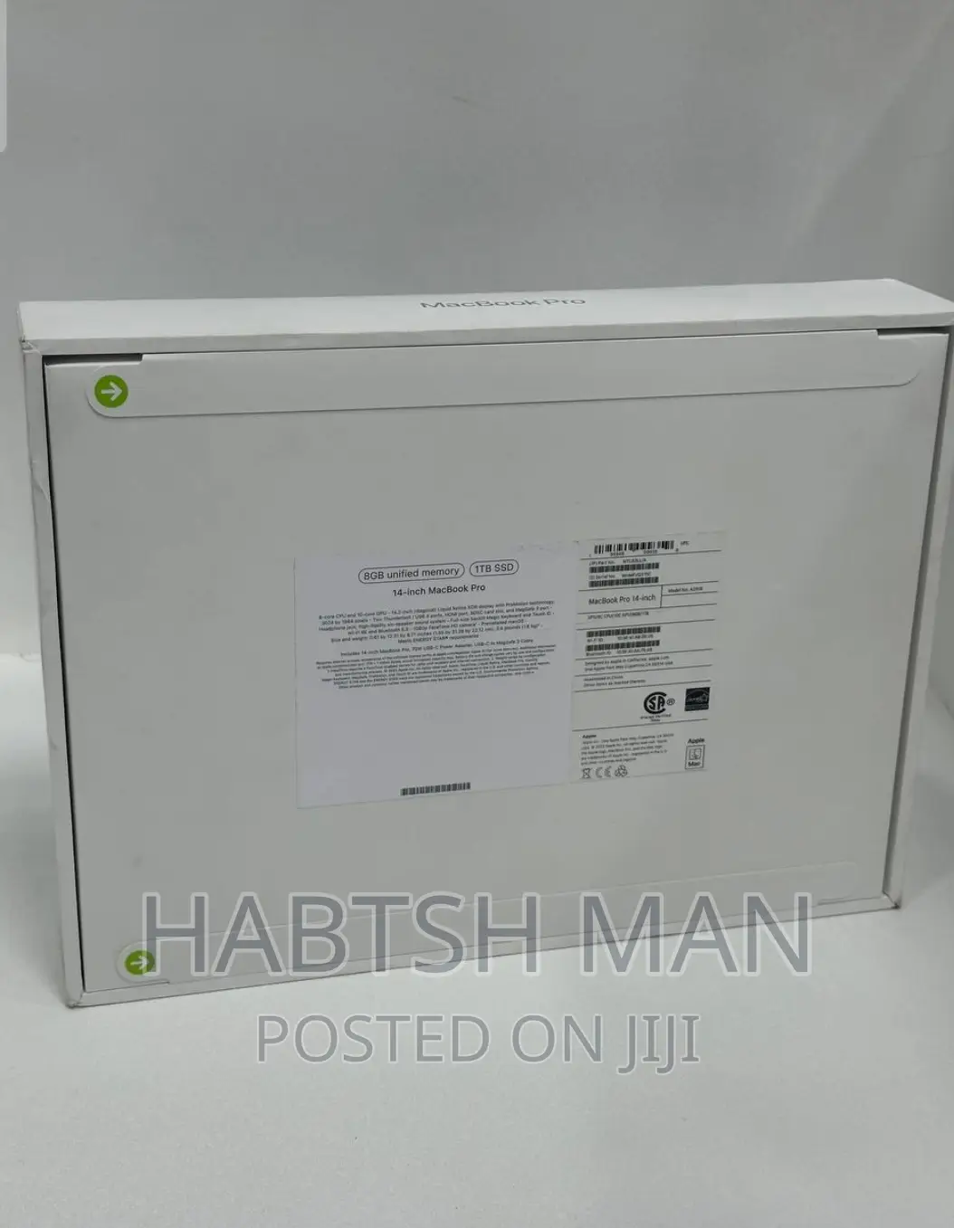 New Laptop Apple MacBook Pro 2023 M3 14-Inch 8GB Apple M3 Pro SSD 1T