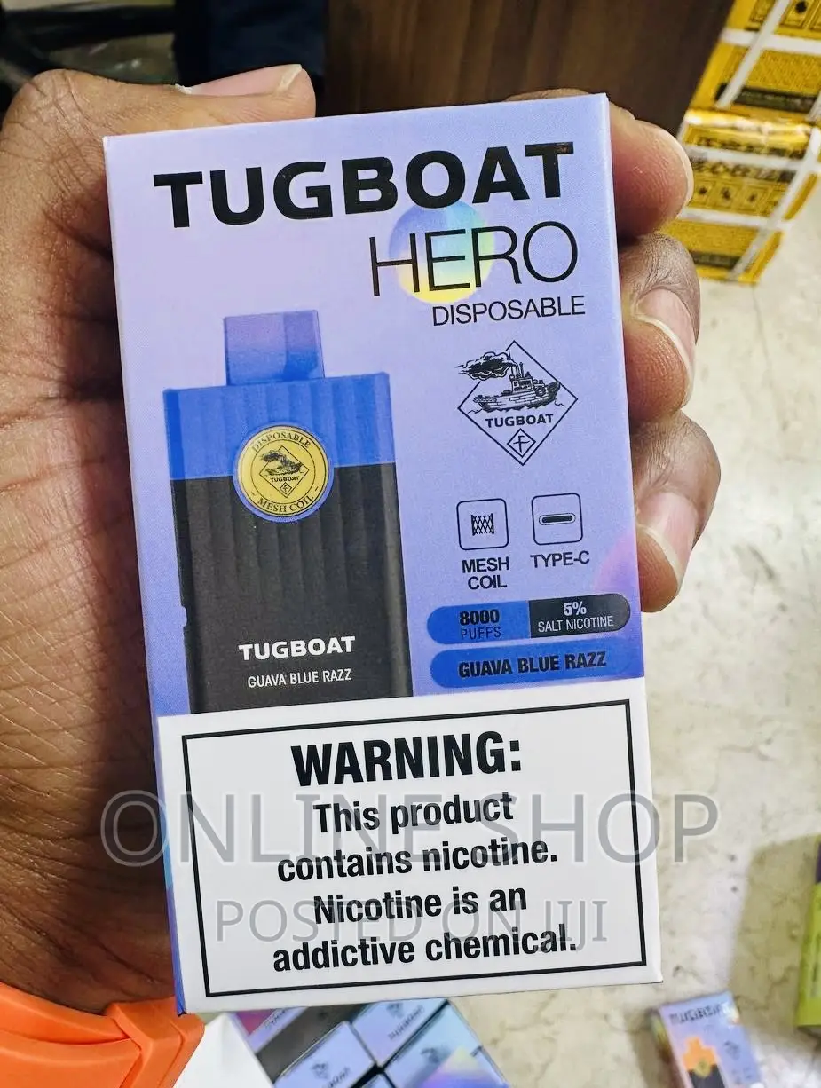 TUGBOAT HERO 8,000 Puffs Last Longer