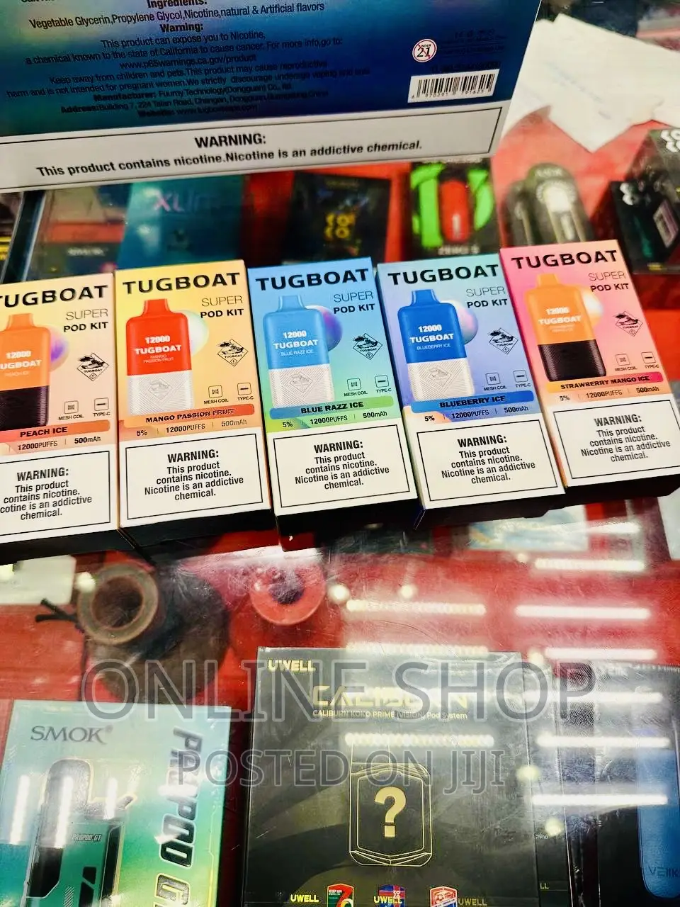 SUPER Tugboat 12,000 Puffs 5 % Nicotine VAPE