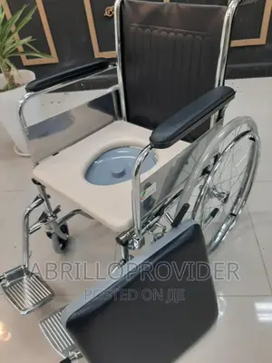 የመታጠቢያ ወንበር ወይም ዊልቸር Toilet Wheelchair~Wheelchair~Wheelchair