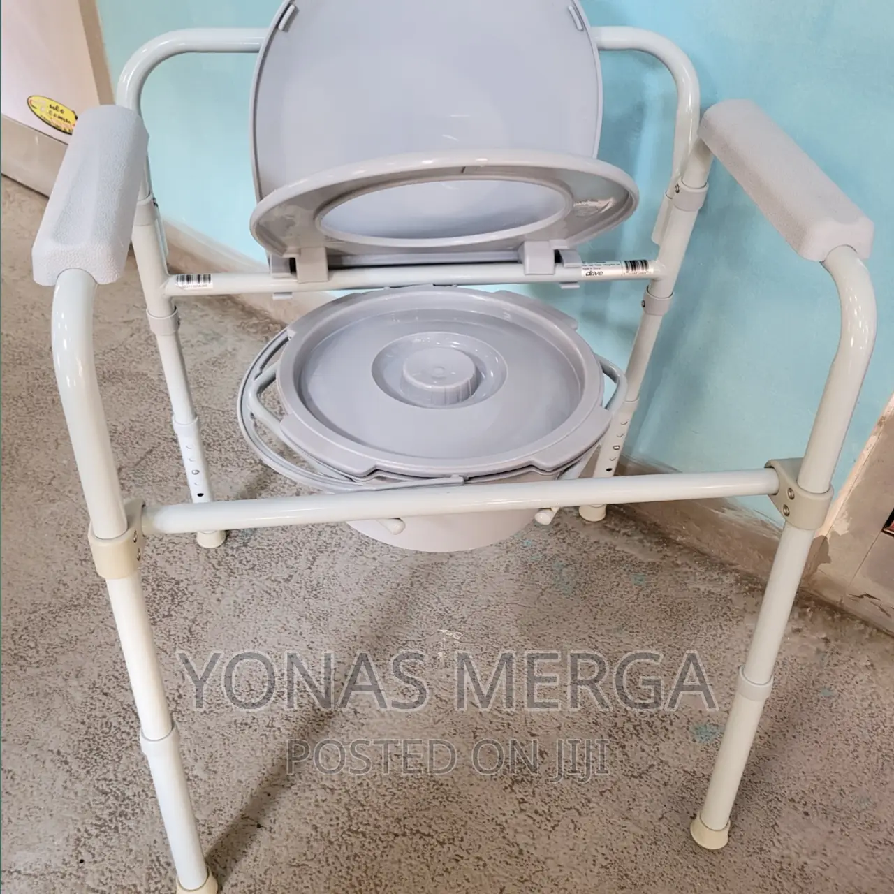 Toilet Seat Chair/Extra Safe/Chair/Commode/Entros Premium