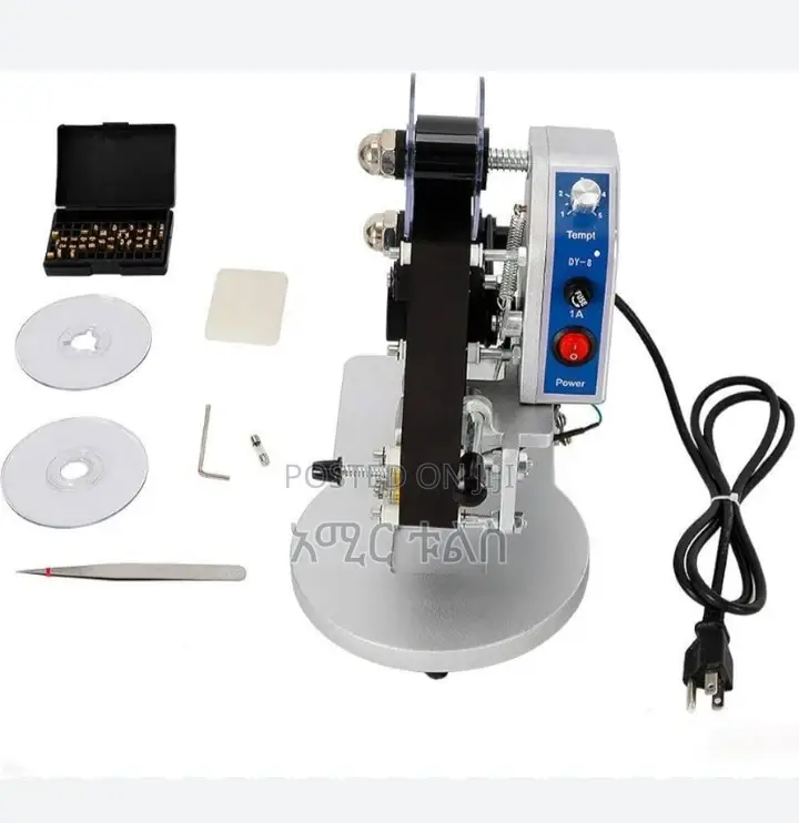 Hand Operated Manual Number Words Date Printing Machine