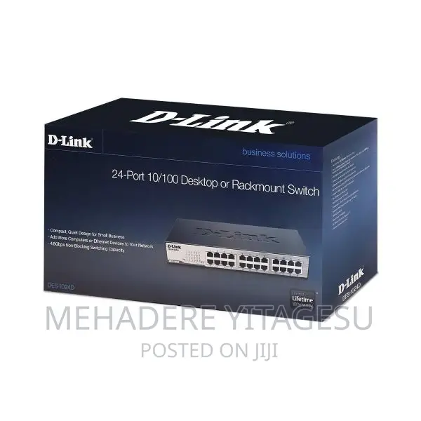 D-Link 24-Port Gigabit Unmanaged Desktop Switch DGS-1024d