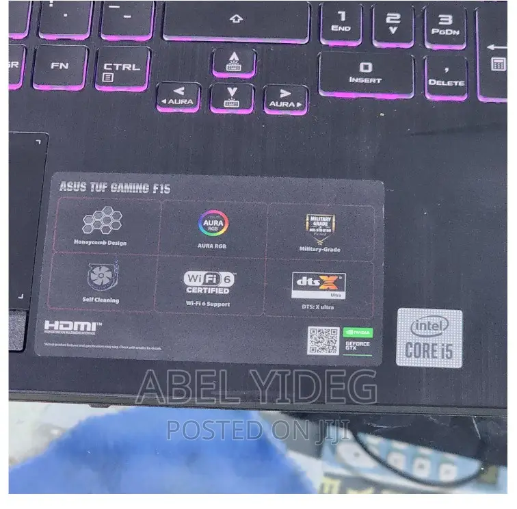 New Laptop Asus TUF Dash F15 8GB Intel Core I5 SSD 512GB