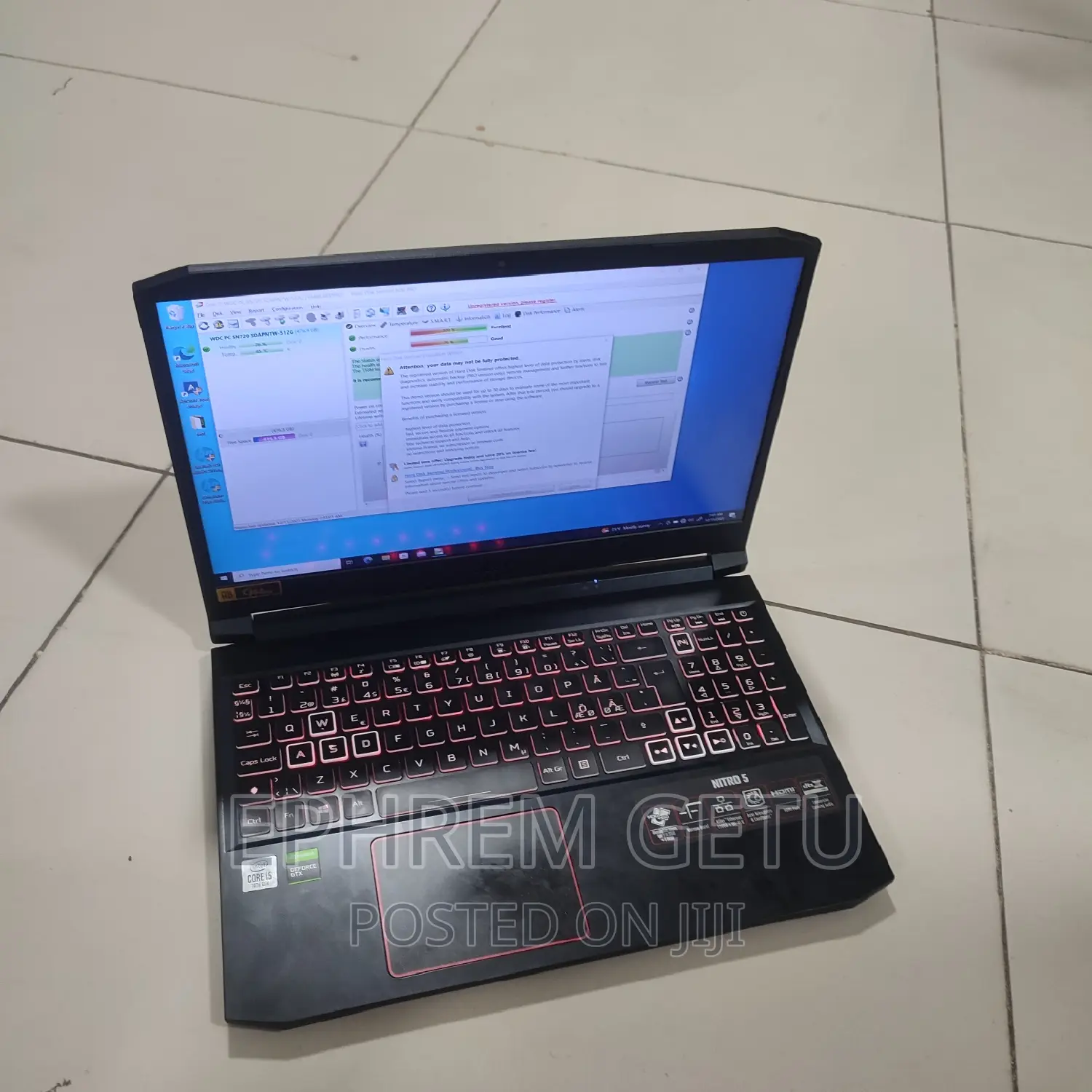 New Laptop Acer NITRO 5 16GB Intel Core I5 SSD 512GB