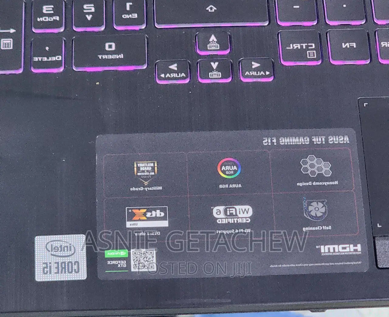 New Laptop Asus TUF Gaming A15 8GB Intel Core I5 HDD 512GB