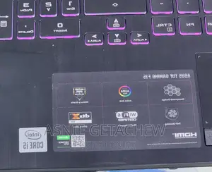 New Laptop Asus TUF Gaming A15 8GB Intel Core I5 HDD 512GB