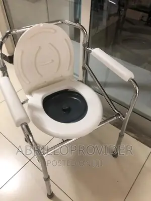 Adjustable Commode Chair,Solid Chair,Bedside Toilet Chair