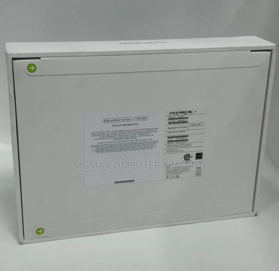 New Laptop Apple MacBook Pro 2023 M3 14-Inch 8GB Apple M3 SSD 1T