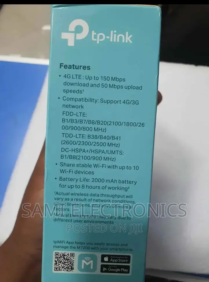 Tp-Link Wifi Router 4g Lte ዋይፋይ ራውተር Portable Pocket Router