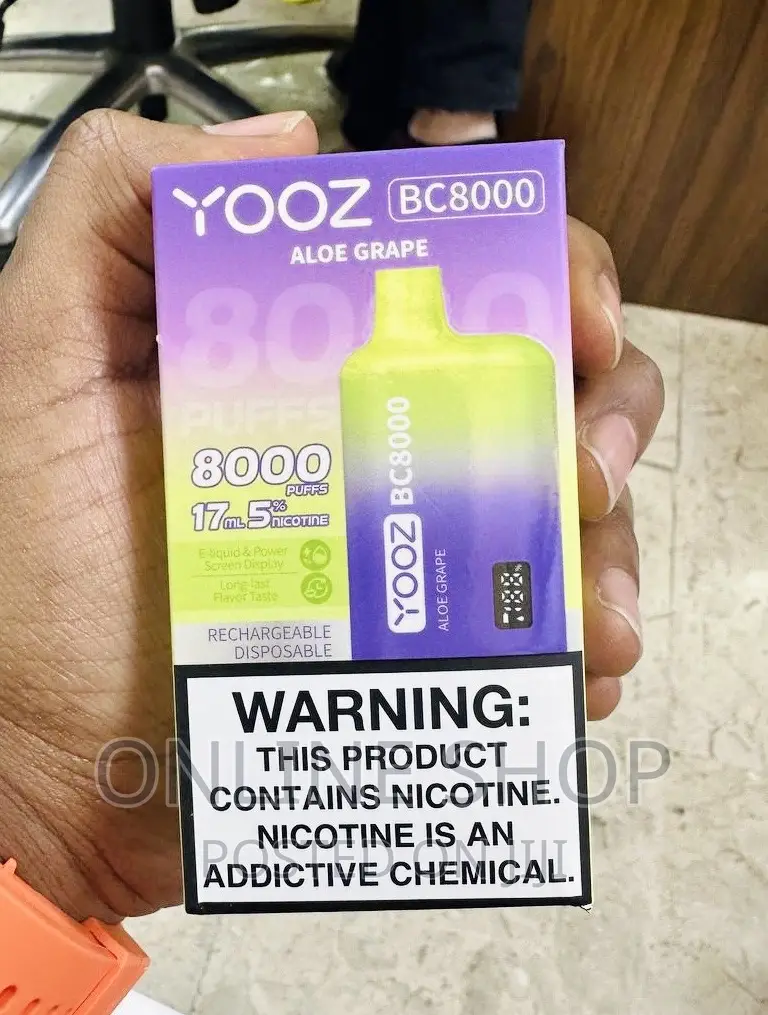 8,000 Puff Yooz Bc5000 5 %Nicotine Salt