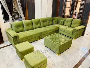 Photo - U Shaped Sofa With Table