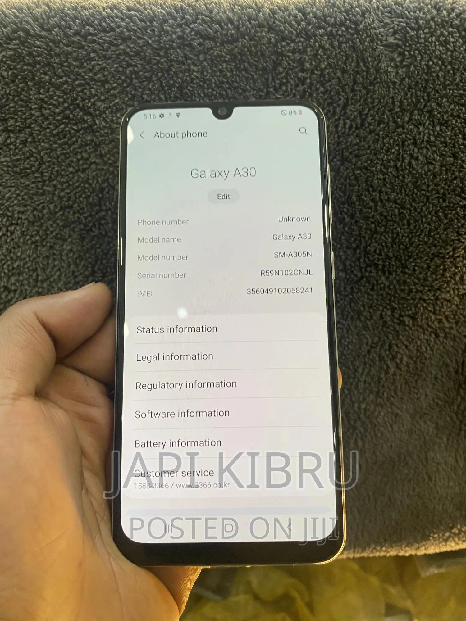 New Samsung Galaxy A30 32 GB White