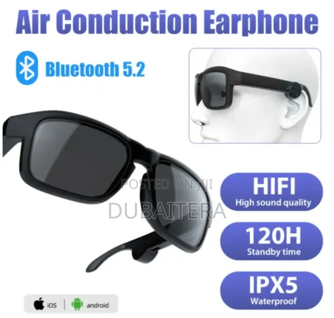 Bluetooth Glass Calling Hands-free Music Anti-blue Eyeglass