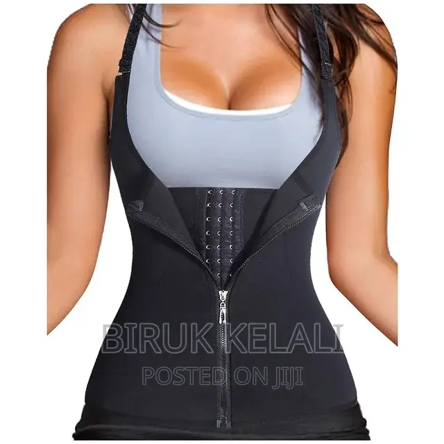 Sportw Griddle Waist Trainer Neopren Zipper Body Shaper