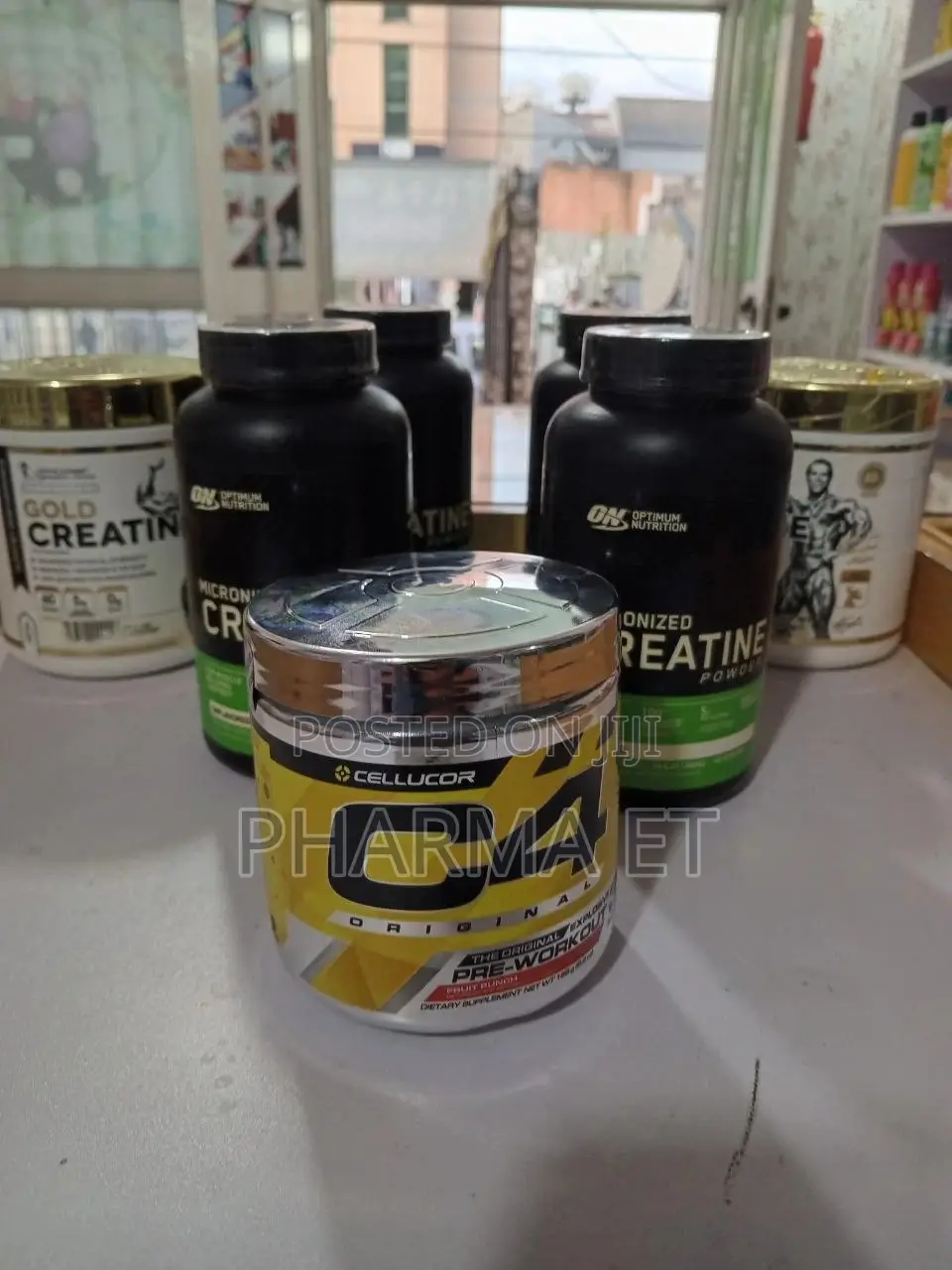 C4(Pre-Work Out) and Micronized Creatine