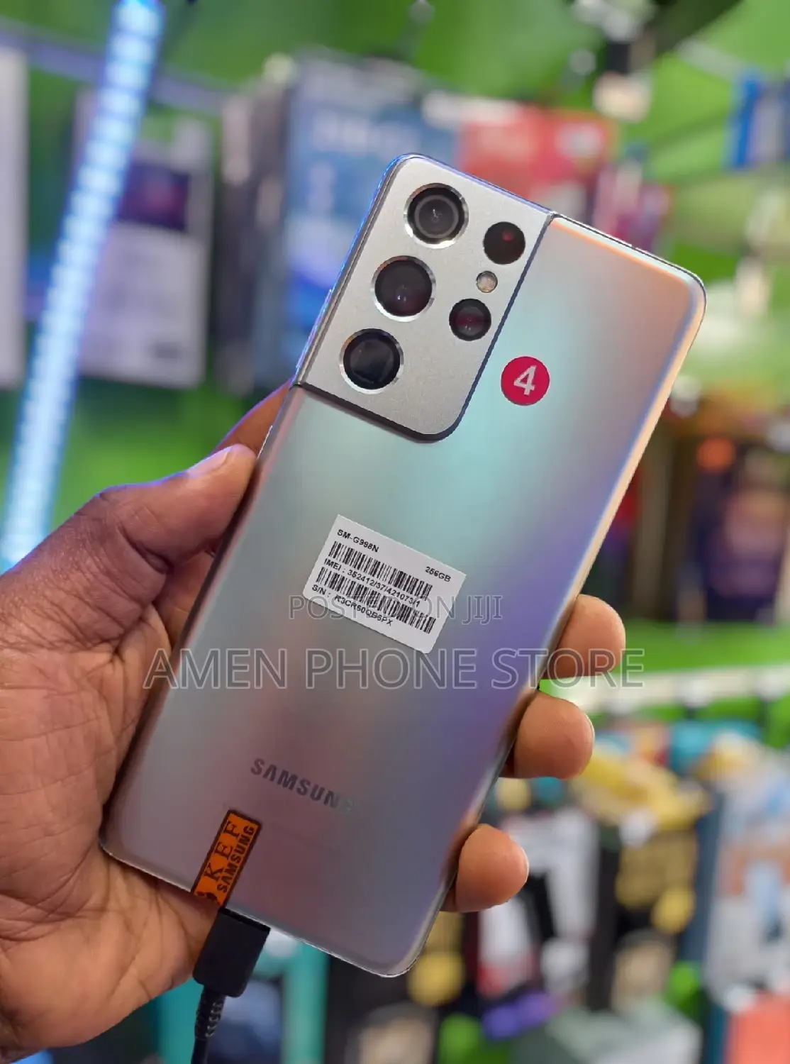 New Samsung Galaxy S21 Ultra 5G 256 GB Silver