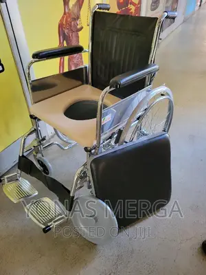 Toilet Wheelchair/የሚነቀል/Toilet Pot Chair/Self Drive/