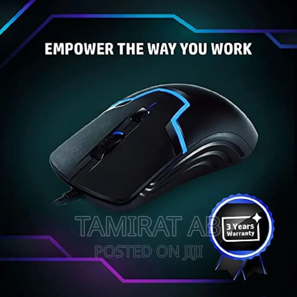 HP Wired Gaming Optical Mouse With LED Backlight - (M100)