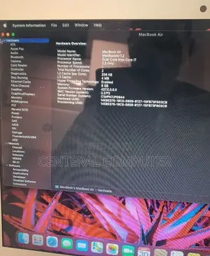 New Laptop Apple MacBook Air 2017 8GB Intel Core I7 SSD 256GB