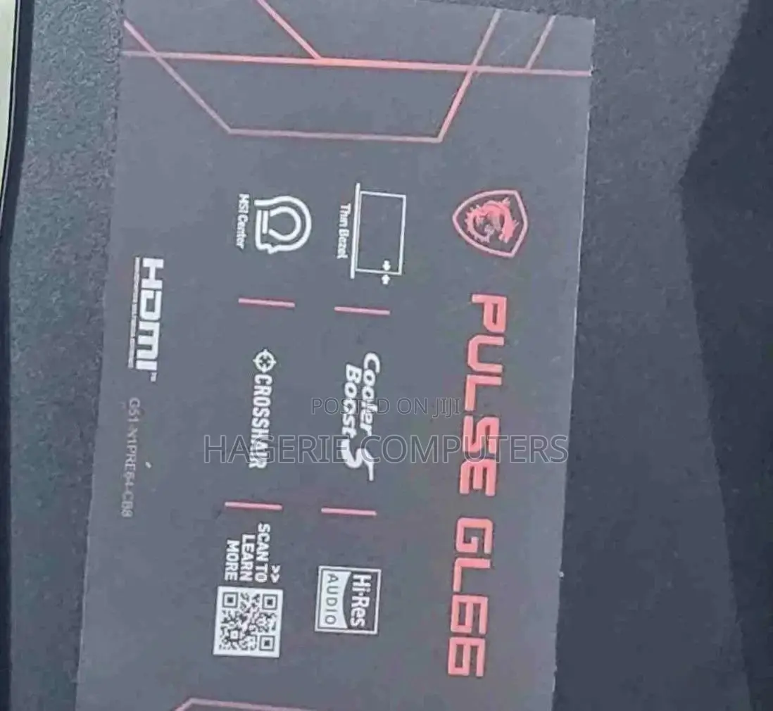 New Laptop MSI 16GB Intel Core i7 SSD 512GB