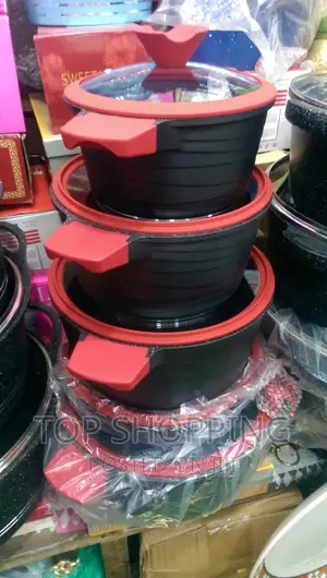 BMN Original Ceramic Cookware ቢኤን ኦርጅናል ሴራሚክ ድስት 5in 1